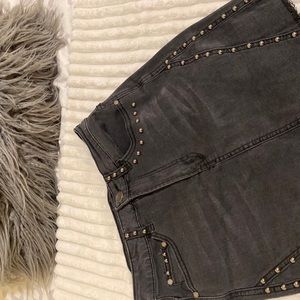 Forever 21 studded mini skirt